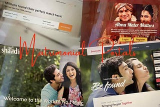 Indian Matrimonial Sites — The Untold Story — Take Off With Me