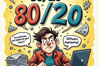 The 80/20 Rule of Software Engineering: Build Less, Ship Smarter