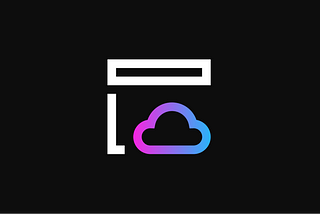 A cloud representing virtual storage inside a browser