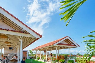 Working from the rooftop at Livit Hub Bali