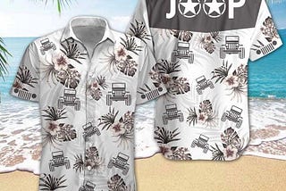 Jeep Tropical Hawaiian shirt