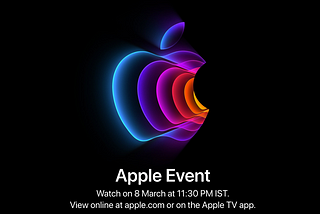 Apple spring event confirmed for 8th March 2022