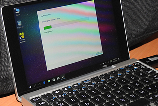 How-to Backup Windows 10 image on GPD Pocket 7 Mini-Laptop