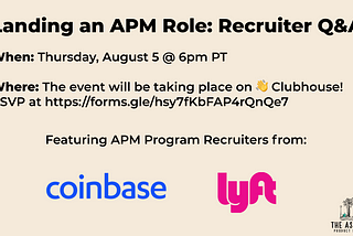 Landing an APM Role: Recruiter Q&A