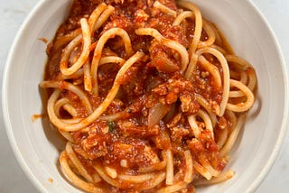 Food Club #5: Sunday Sauce Spaghetti