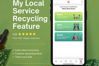 My Local Service App Recycling Feature