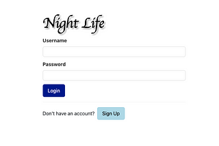Night Life: Rails and React App