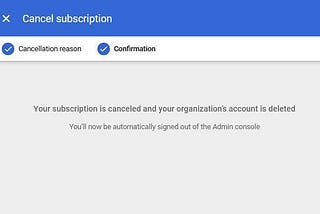 Google My Businesses suspended upon unsubscribing Google Workspace