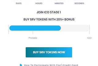 ServAdvisor ICO Start