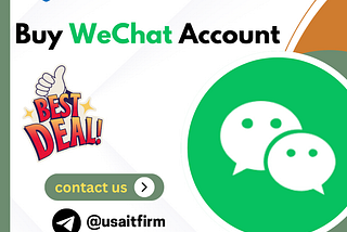 Buy Old WeChat Account