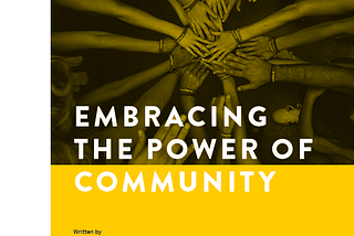I.G. Insights: Embracing the Power of Community