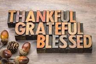 On Being Thankful