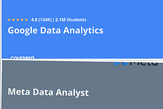 Google Data Analytics vs Meta Data Analyst? Which is better to learn Data Analysis? (Review)