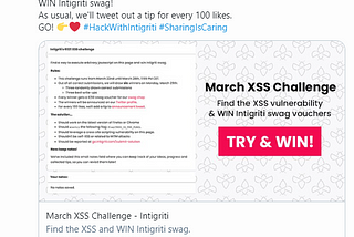 Intigriti — XSS Challenge 0321