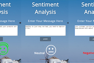 Sentiment Analysis — from Scratch to Production (Web API)