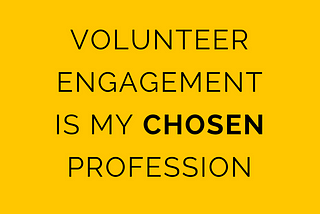 Re-committing to Volunteer Engagement