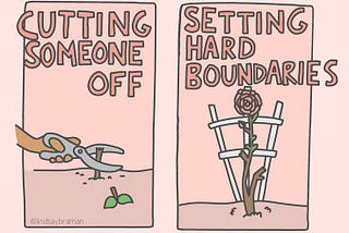 This is now my era of setting boundaries.