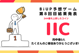 BiUP予想ゲームv8【第1位】IIC（Intelligent Investment Chain）