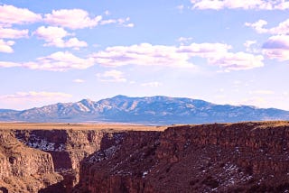 rio grande in march, photo by author