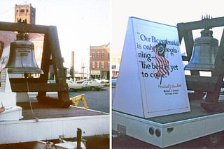 Bicentennial Bell visited Monmouth in 1975