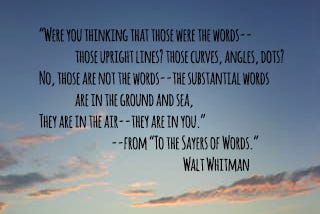 “The words…They are in the air — they are in you.”