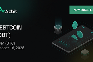 Listing Alert: DEBTCOIN (DBT)