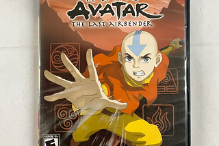 The front of the PlayStation 2 video game Avatar: The Last Airbender