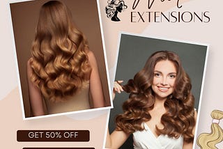 Curly Nano Ring Hair Extensions