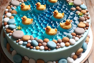 Duckling Delight Pond Cake (Recipe)