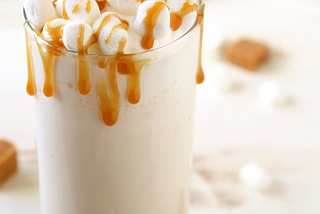 Caramel Marshmallow Milkshakes