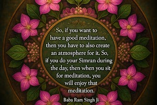 Simran, the Practice of Remembering God in a World of Forgetfulness