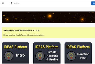 IDEAS 💡- IDEAS Platform Update