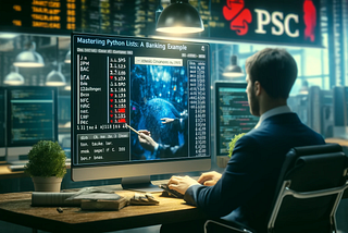 Mastering Python Lists: A Banking Example
