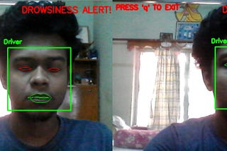 Drowsiness Detection System in Real-Time using OpenCV and Flask in Python