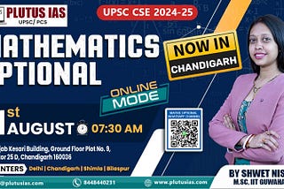 Start Your UPSC Preparation with Plutus IAS Mathematics Optional Course