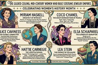 The Gilded Ceiling: Mid-Century Women Who Built Costume Jewelry Empires