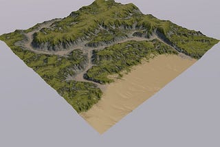 Terrain 3D pada unity