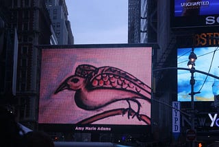 Art takes Times Square