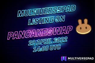 MultiversePad Listing 29th April