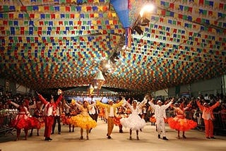 The feast of São João of Northeast, in families of Rio de Janeiro