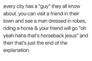 Horseback Jesuses