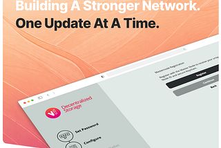 Building A Stronger Network.
 One Update At A Time.