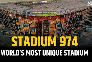 Stadium constructed with 974 shipping containers ~ Qatar creates a FIFA wonder in 2022 🏟️