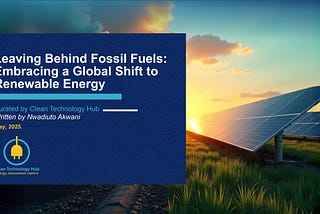 Leaving Behind Fossil Fuels: Embracing a Global Shift to Renewable Energy.