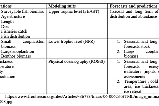 Practical Approach to the Ecosystem Modeling