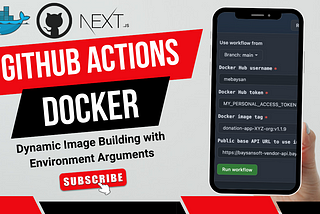 Dynamic Docker Image Generation by GitHub Actions with User Inputs