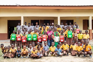 Nana’s Rice Supports Students in Kasunya and Nyapienya with Eco-Friendly School Bags