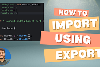 Import using Export in Flutter