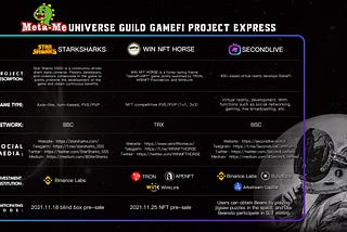 META-ME meta-universe guild GAMEFI project express