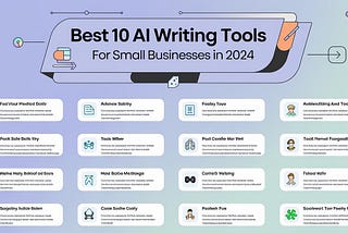 Best 10 AI Writing Tools for Small Businesses in 2024